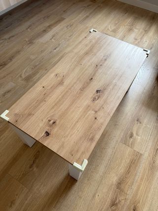 Mesa de centro elevable madera