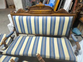 Conjunto Sillas, sillones, mecedoras Barrocas T