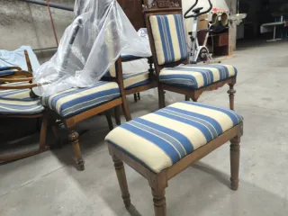 Conjunto Sillas, sillones, mecedoras Barrocas T