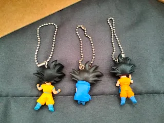 Packs 3 llaveros UDM Dragon Ball Goku Super