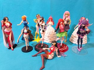 anime figures manga girls nami lamù boa albedo