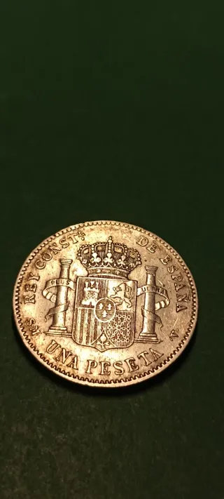 Peseta 1900. Plata