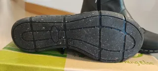 Botines de piel negros Talla 38