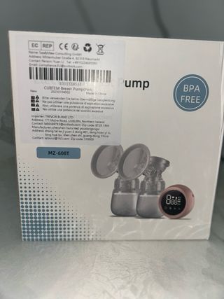 Sacaleches Eléctrico Doble HOSSOM Rosa