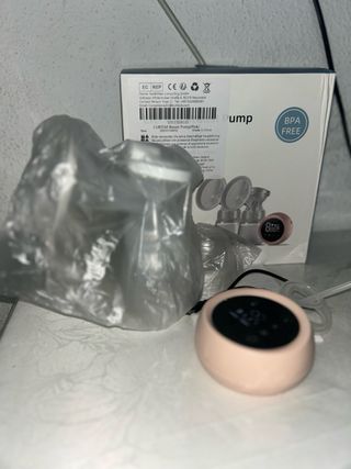 Sacaleches Eléctrico Doble HOSSOM Rosa