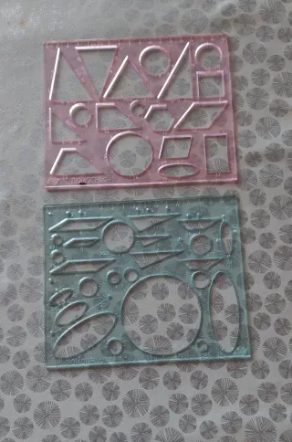 Plantillas de Dibujo Geométrico (2 uds)