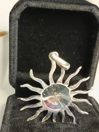 Colgante Plata Ley Sol