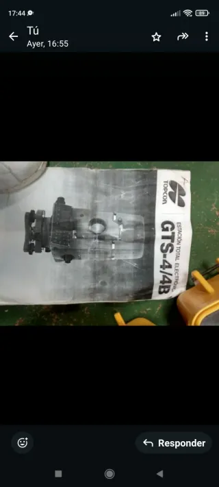 Estación Total Topcon GTS4 Topográfica