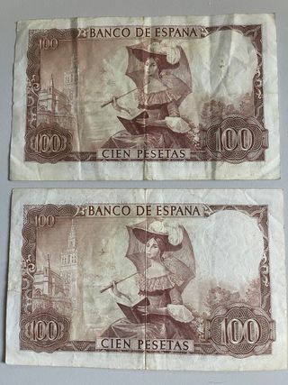 Lote Billetes España 1928-1980