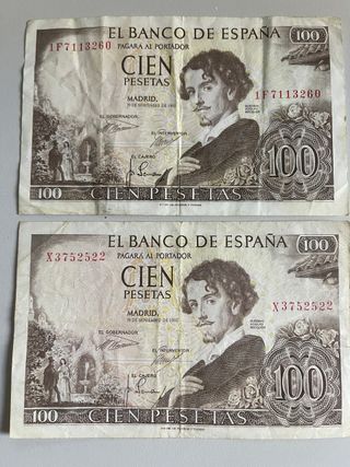 Lote Billetes España 1928-1980