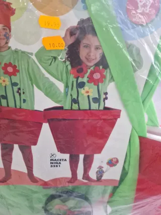 Disfraz Maceta Niña 7-9 años
