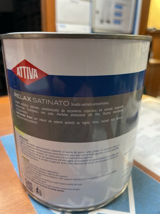 Smalto satinato verde relax 750 ml