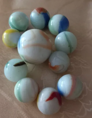 Biglie in vetro colorate