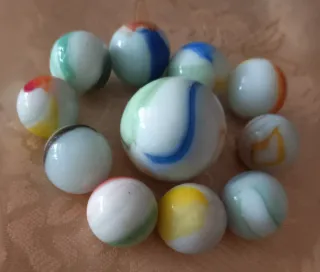 Biglie in vetro colorate