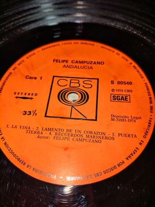 Felipe Campuzano - Andalucía LP (1974)