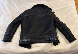 Chaqueta efecto cuero ZARA hombre talla M