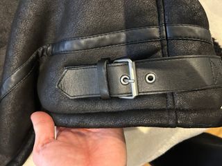 Chaqueta efecto cuero ZARA hombre talla M