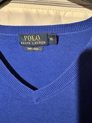Maglioncino Polo Ralph Lauren Blu Taglia XL