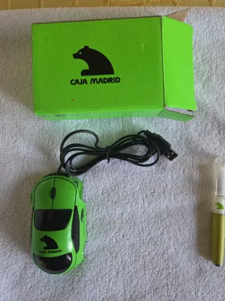 Ratón óptico y bolígrafo Caja Madrid