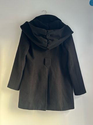 Abrigo Sfera Negro Talla M Cuello Maxi