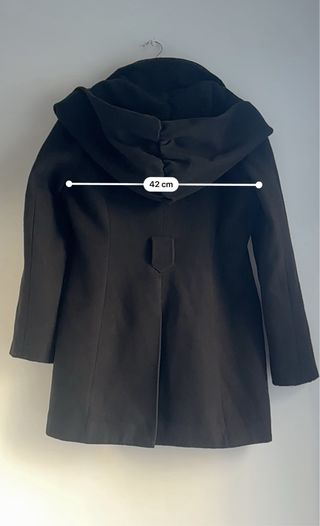 Abrigo Sfera Negro Talla M Cuello Maxi