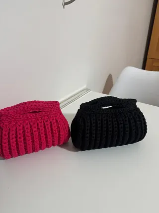 Borsa nera uncinetto