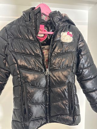 Cazadora Hello Kitty Negra Talla 122
