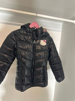 Cazadora Hello Kitty Negra Talla 122