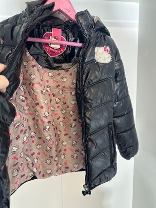 Cazadora Hello Kitty Negra Talla 122