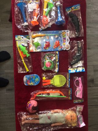 Lote de juguetes nuevos