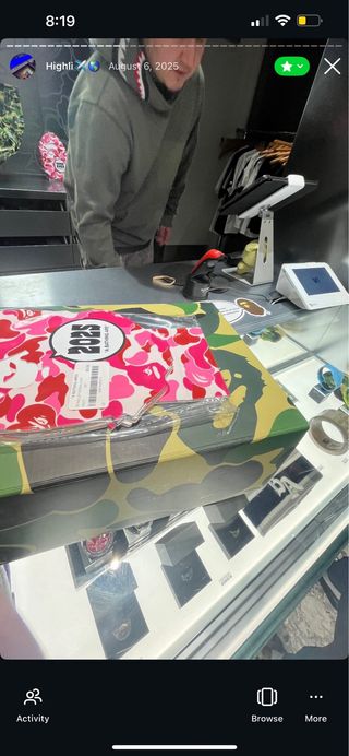 Zapatillas BAPE Originales Azul/Negro