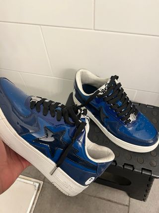 Zapatillas BAPE Originales Azul/Negro