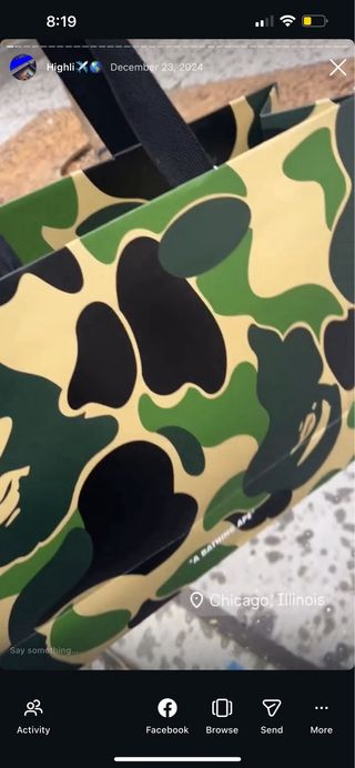 Zapatillas BAPE Originales Azul/Negro