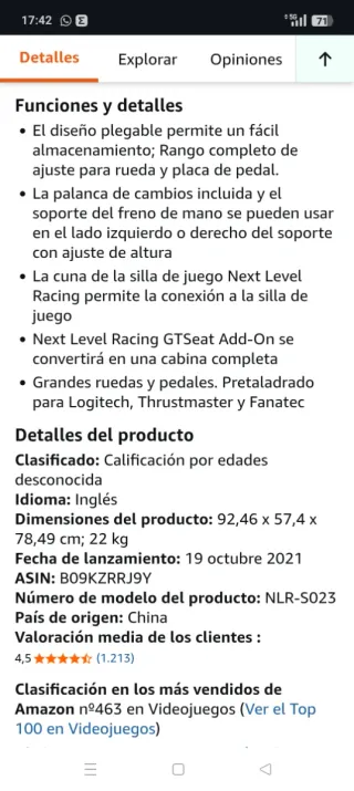 Soporte Volante Next Level Racing