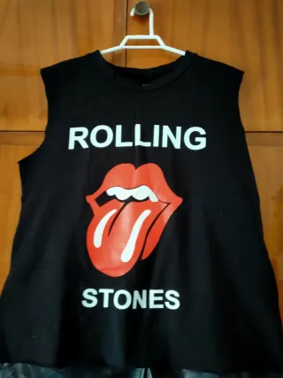 Conjunto Rolling Stones Negro Sin Estrenar