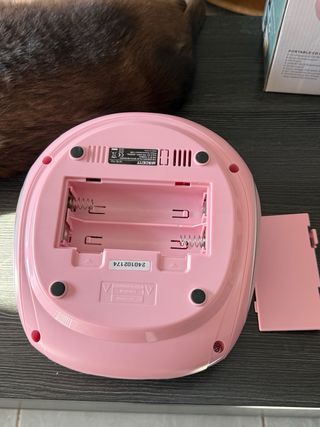 Reproductor CD WISCENT Portátil Rosa Bluetooth