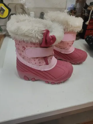 Botas de nieve niña talla 24