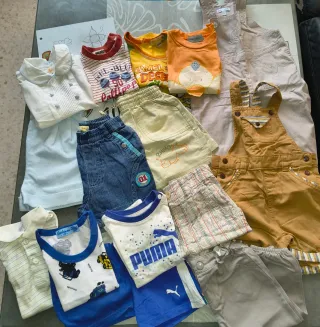 Lote Ropa Bebé Niño Talla 12 Meses