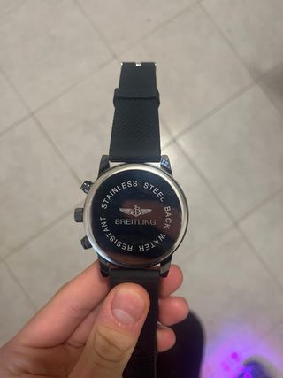 Reloj Breitling Negro y Blanco