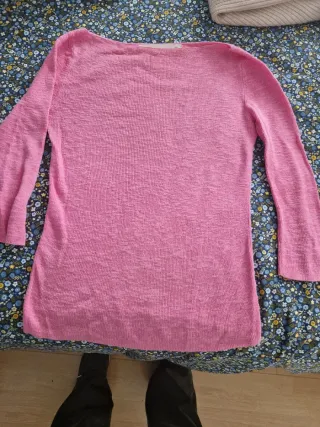 Jersey Zara punto fucsia.