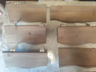 Estantes de madera (6unidades)