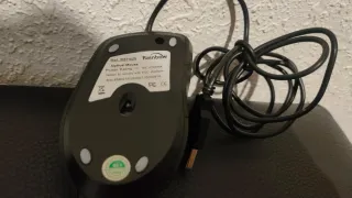 Ratón Rainbow USB Rojo y Negro