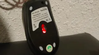 Ratón Rainbow USB Rojo y Negro