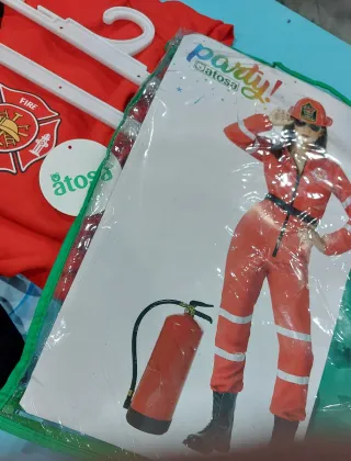 Costume da pompiere Atosa Donna Tg. XL