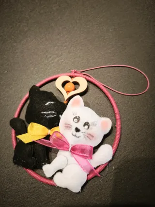 Decorazione Gatti San Valentino