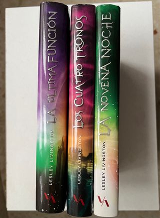 Trilogía libros Lesley Livingston La novena noche