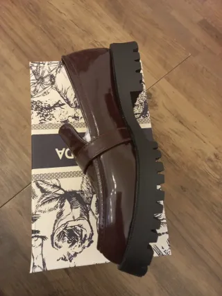 Mocassini bordeaux eleganti n.41