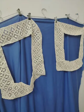 Banda crochet para colcha y cojines hecha a mano