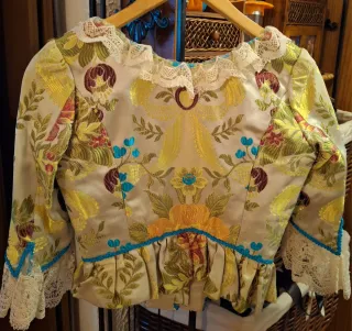 Corpiño fallera multicolor bordado