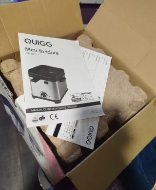 Mini freidora 900W 1.5L sin estrenar